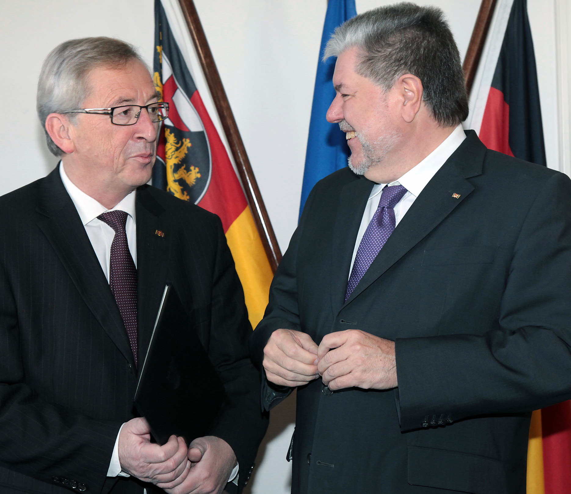 Verleihung des Landesverdienstordens an Jean-Claude Juncker; Bild: Sämmer / © Staatskanzlei