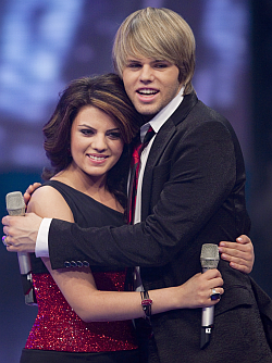 Sarah Kreuz und Daniel Schuhmacher; Bild: dpa