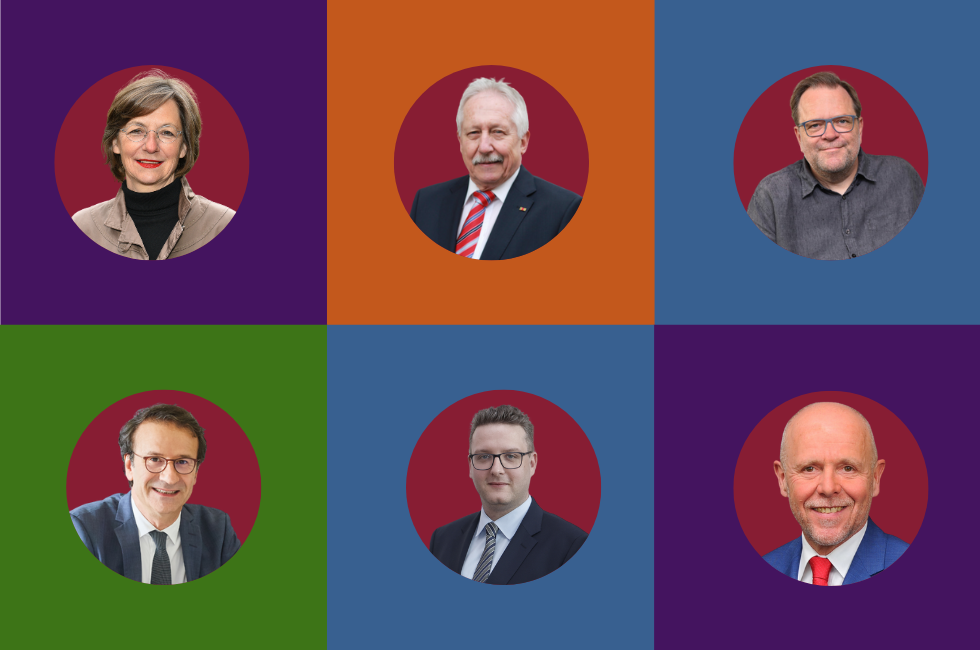 Grafik mit den Beauftragten der Landesregierung.