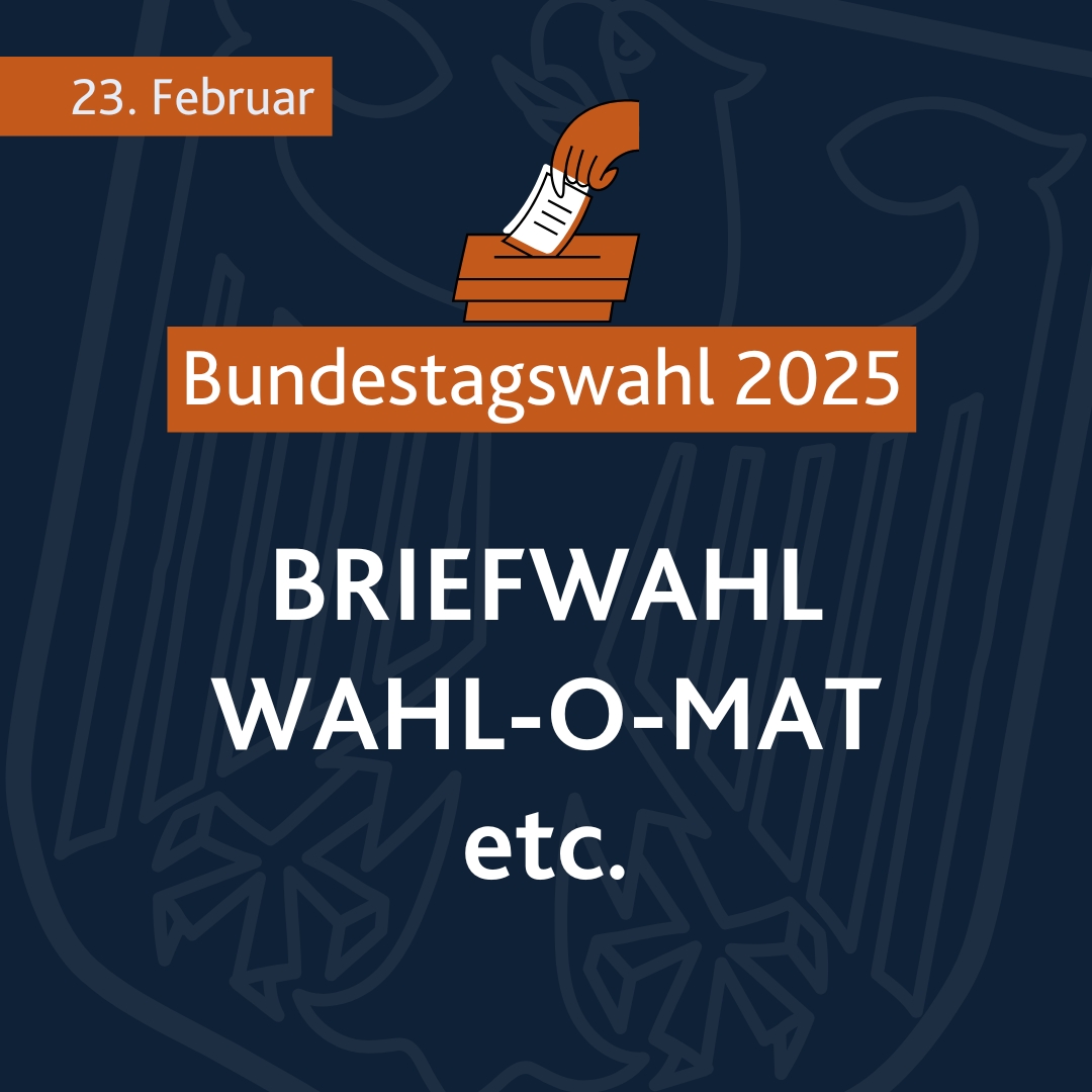 Informationen zur Bundestagswahl 2025