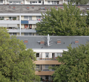 Mehrfamilienhaus in Mainz; Bild: dpa