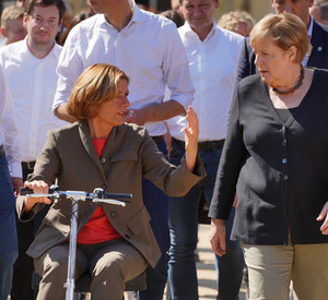 Ministerpräsidentin Malu Dreyer und Bundeskanzlerin Angela Merkel