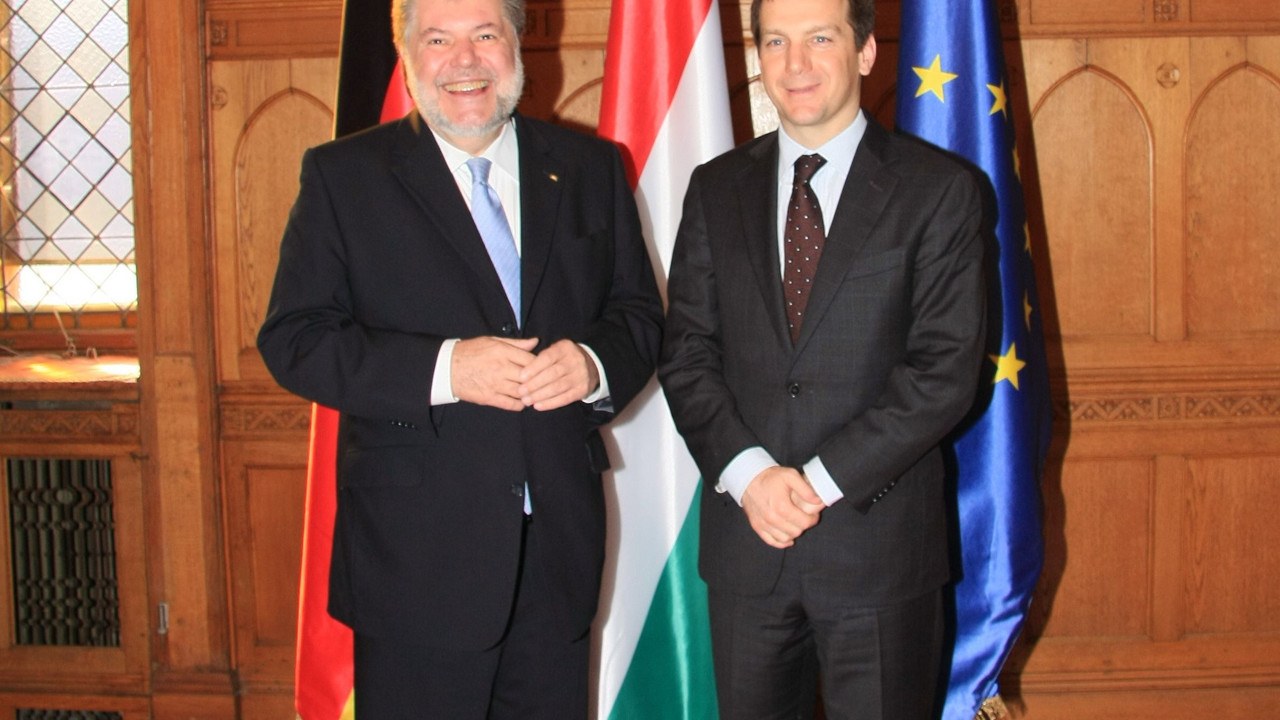 Ministerpräsident Beck und Premierminister Bajnai; Bild: Stk