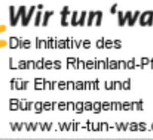 Logo der Landesinitiative „Wir tun 'was"; Bild: rlp-Archiv