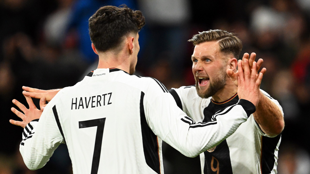 Torjubel Kai Havertz und Niclas Füllkrug