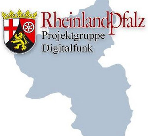 Logo der Projektgruppe Digitalfunkt Rheinland-Pfalz
