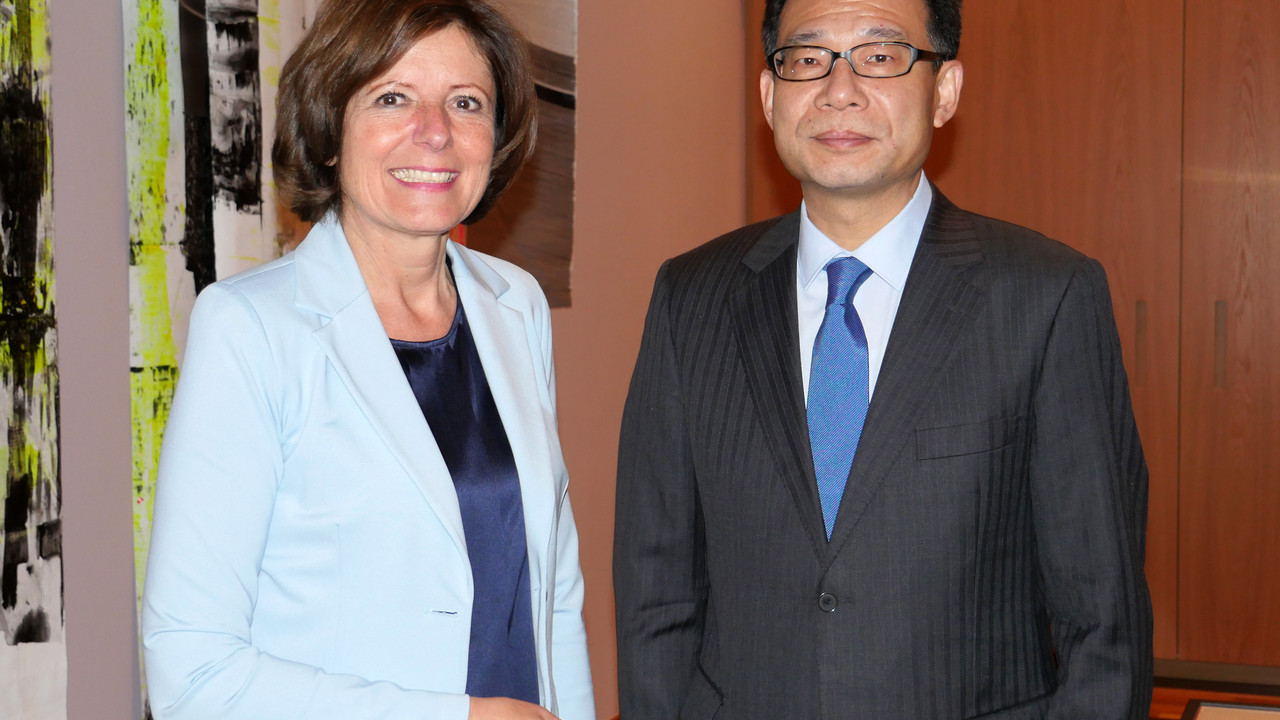 Antrittsbesuch von Generalkonsul Wang