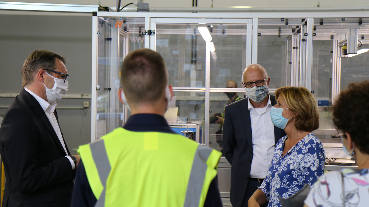 Ministerpräsidentin Malu Dreyer zu Gast bei der TRW KFZ Ausrüstung GmbH
