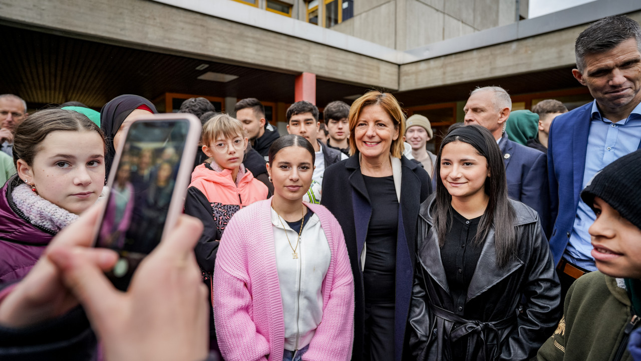 Ministerpräsidentin Malu Dreyer Erich-Kästner-Realschule plus