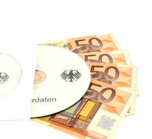 Steuersünder-CD; Bild: dpa