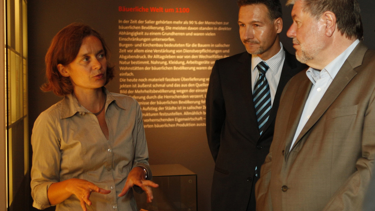 Sabine Kaufmann, Alexander Koch, Kurt Beck; Bild:  Historisches Museum, Peter Haag-Kirchner