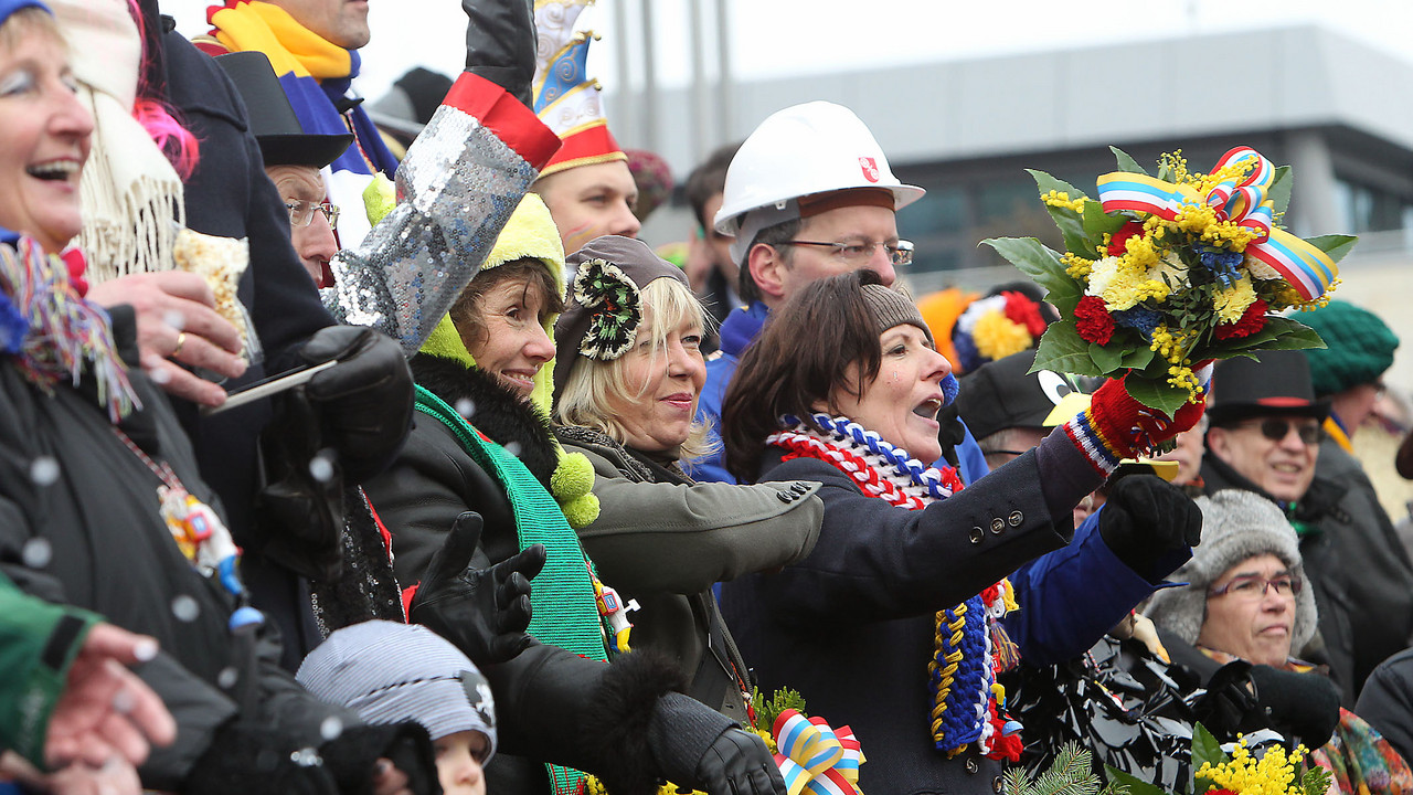 Ministerpräsidentin Dreyer beim Umzug in Mainz; Bild: Sämmer