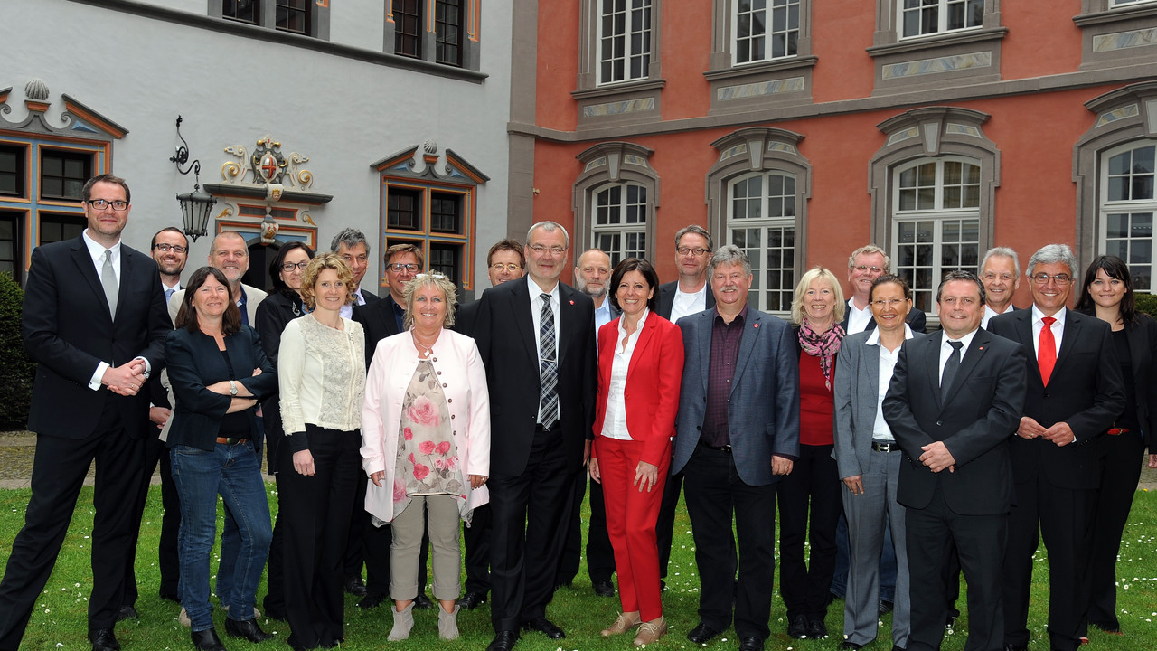 Der rheinland-pfälzischen Ministerrat trifft den DGB in Trier; Bild: Harald Tittel