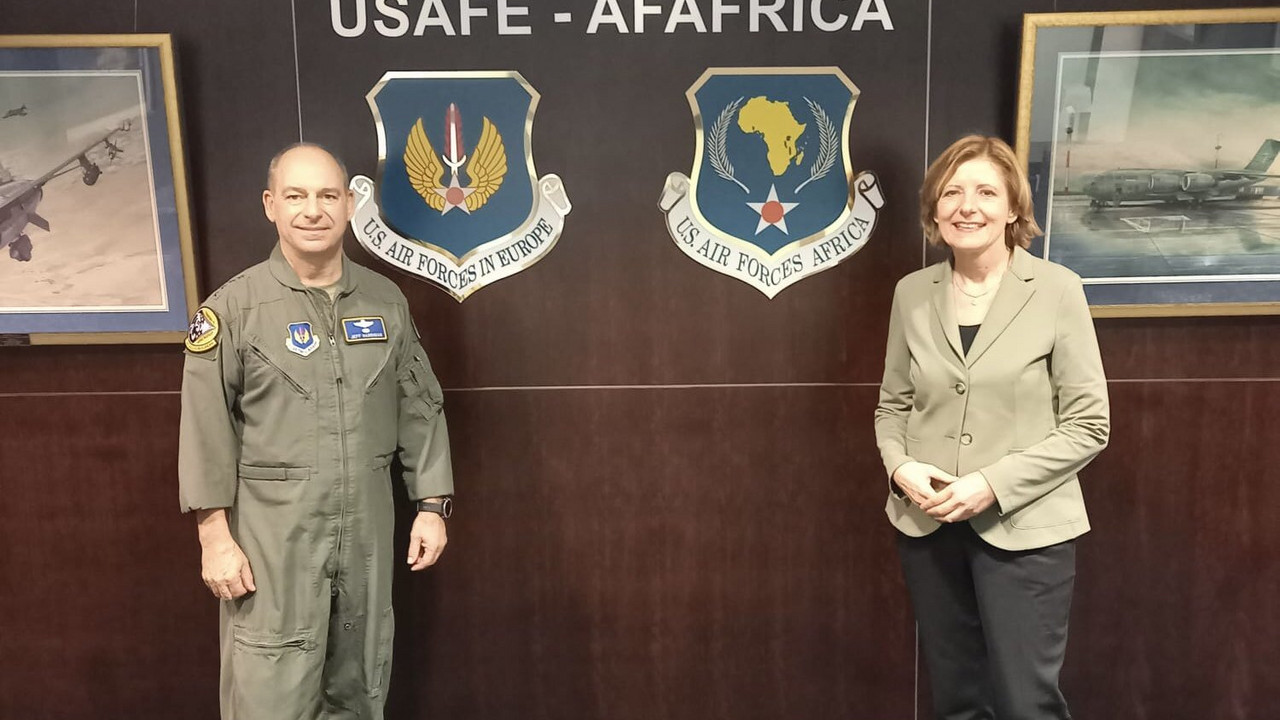 Ministerpräsidentin Malu Dreyer besucht Air Base Ramstein