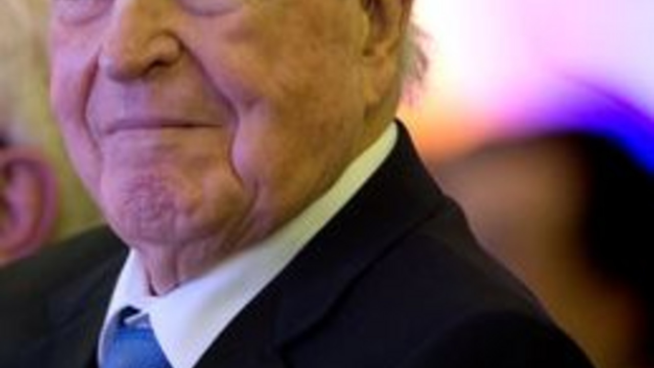 Bundeskanzler a.D. Dr. Helmut Kohl zu Gast auf einer Festveranstaltung 2014; Bild: dpa