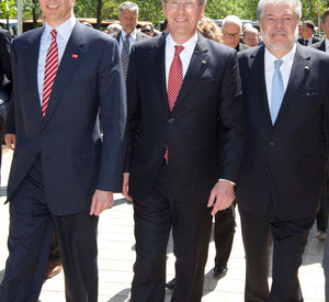 Bock, Wulff und Beck in Ludwigshafen; Bild: Voss