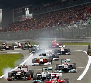 Formel 1 am Nüburgring 2011; Bild: dpa