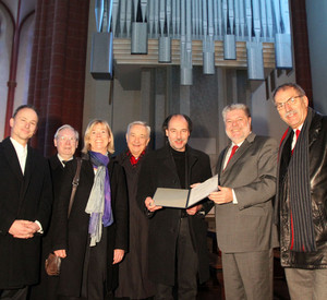 Unterstützung für die neue Orgen in St. Stephan; Bild: Sämmer