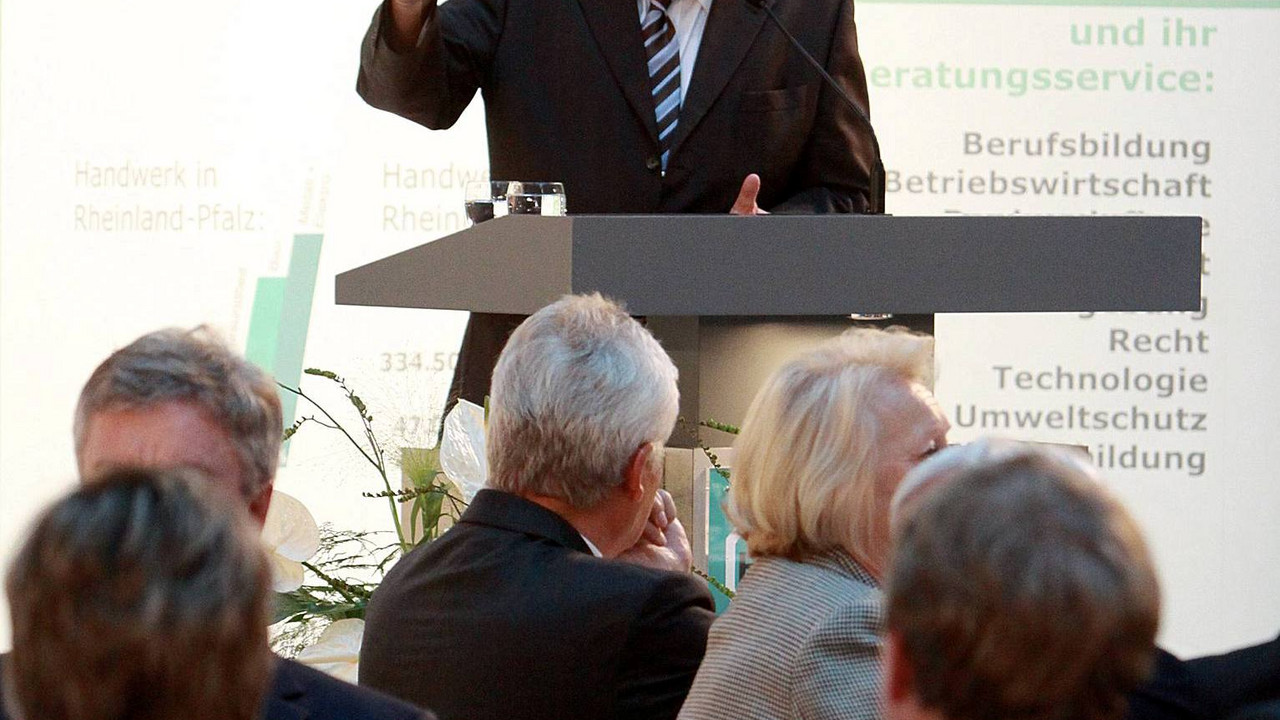 Ministerpräsident Kurt Beck; Bild: Sämmer