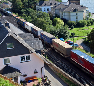 Bahnlärm im Mittelrheintal