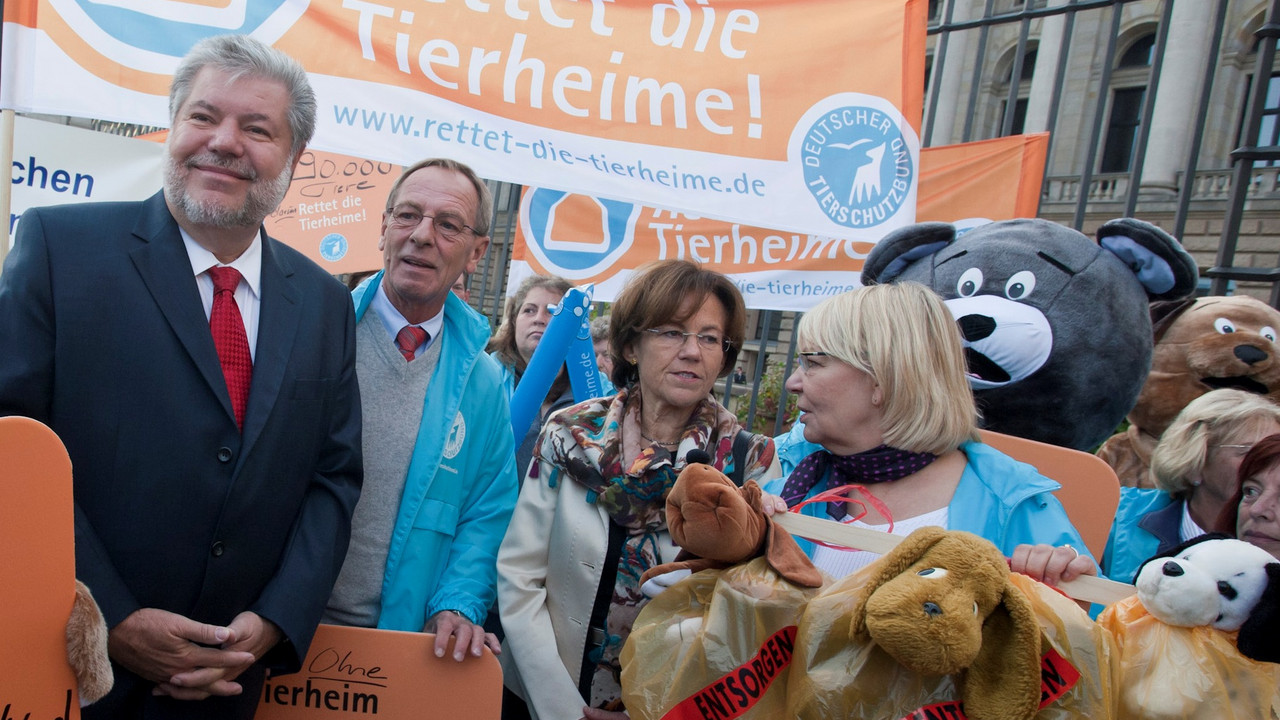 Tierschutz-Demo; Bild: Schacht