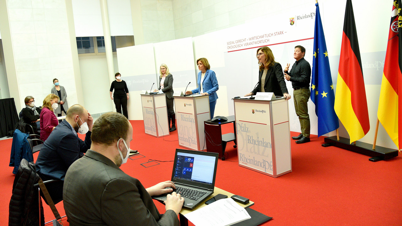 Pressekonferenz zur Impfplanung Rheinland-Pfalz