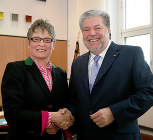 Antrittbesuch von Präsidentin Läsch-Weber; Bild: Vu