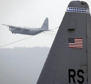 US-Flughafen in Ramstein; Bild: rlp-Archiv, dpa