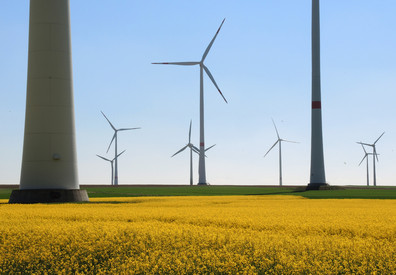 Windräder in Rheinland-Pfalz und dem Saarland