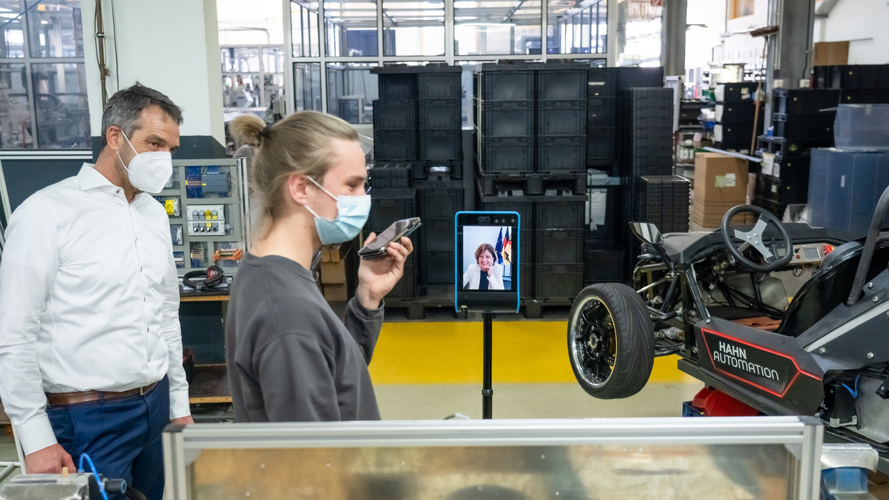 Virtueller Besuch der neuen Werkshalle