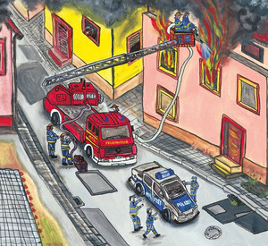 Kalender „Behinderte Menschen malen 2012"; Bild: LSJV