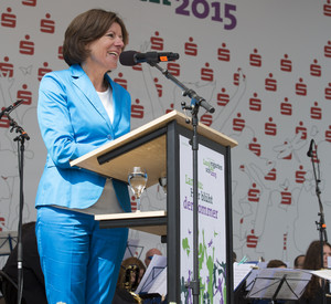 Ministerpräsidentin Malu Dreyer eröffnet die Landesgartenschau; Bild: Voss
