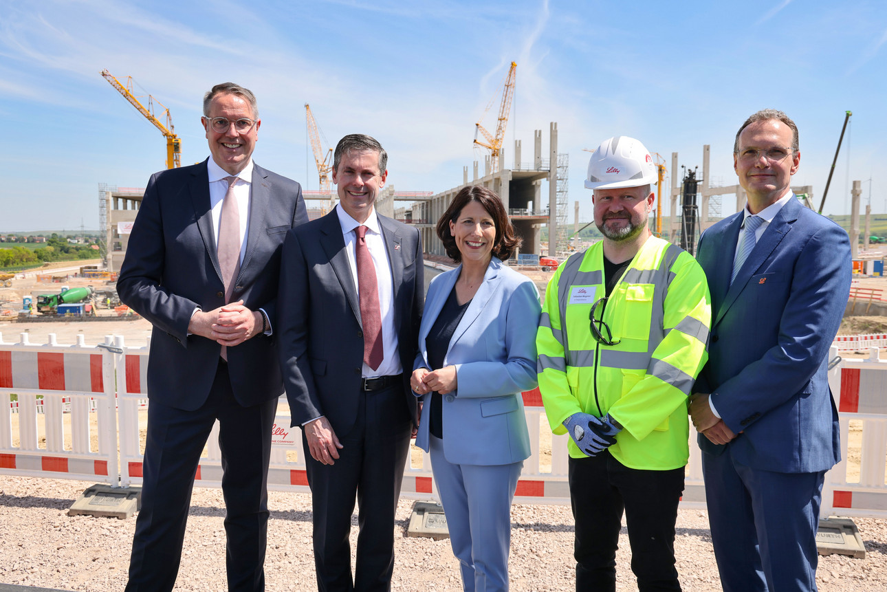 Besuch der Baustelle Eli Lilly