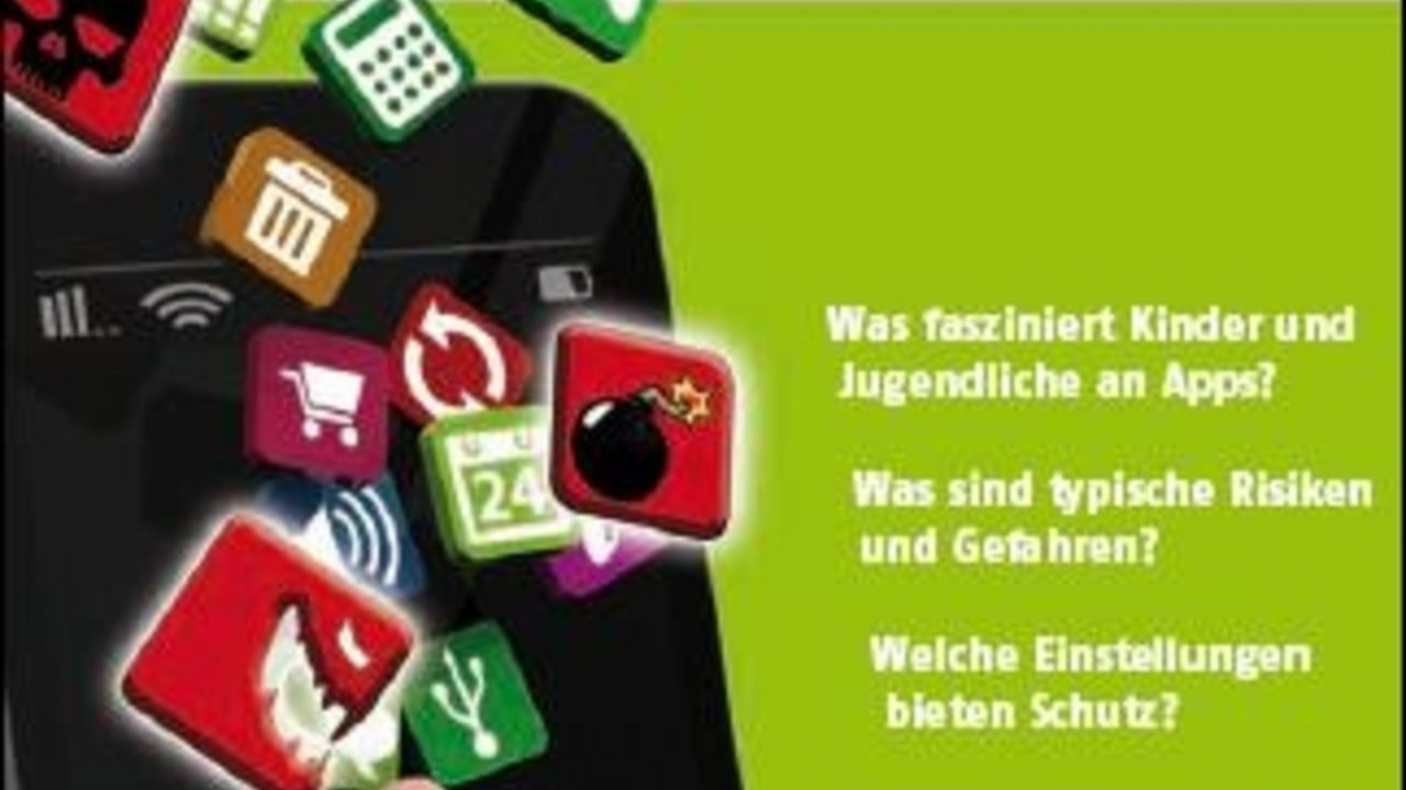 Ausschnitt der Titelseite des Faltblattes „App“-gepasst