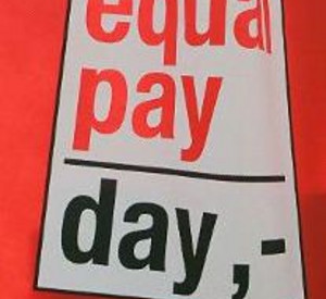 Tasche mit dem Aufdruck "Equal Pay Day"; Bild: dpa
