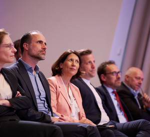 Die Deutschen Biotechnologietage (DBT) 2024 mit Wissenschaftsminister Clemens Hoch und Wirtschaftsministerin Daniela Schmitt.