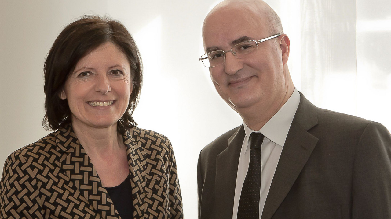 Ministerpräsidentin Malu Dreyer mit dem Präfekten der Region Lothringen, Nacer Meddah; Bild: Martina Pipprich