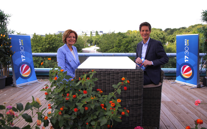 Malu Dreyer beim Sommerinterview bei Sat1 17:30