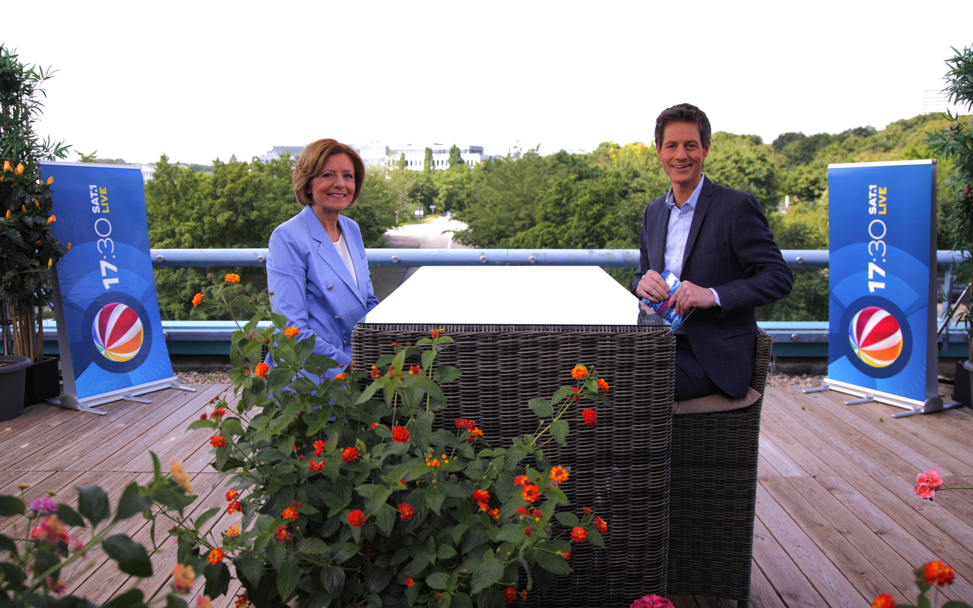 Malu Dreyer beim Sommerinterview bei Sat1 17:30