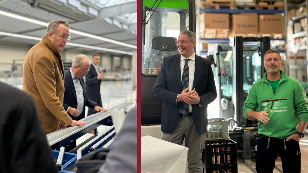 Ministerpräsident Schweitzer besucht Unternehmen im Landkreis Kusel