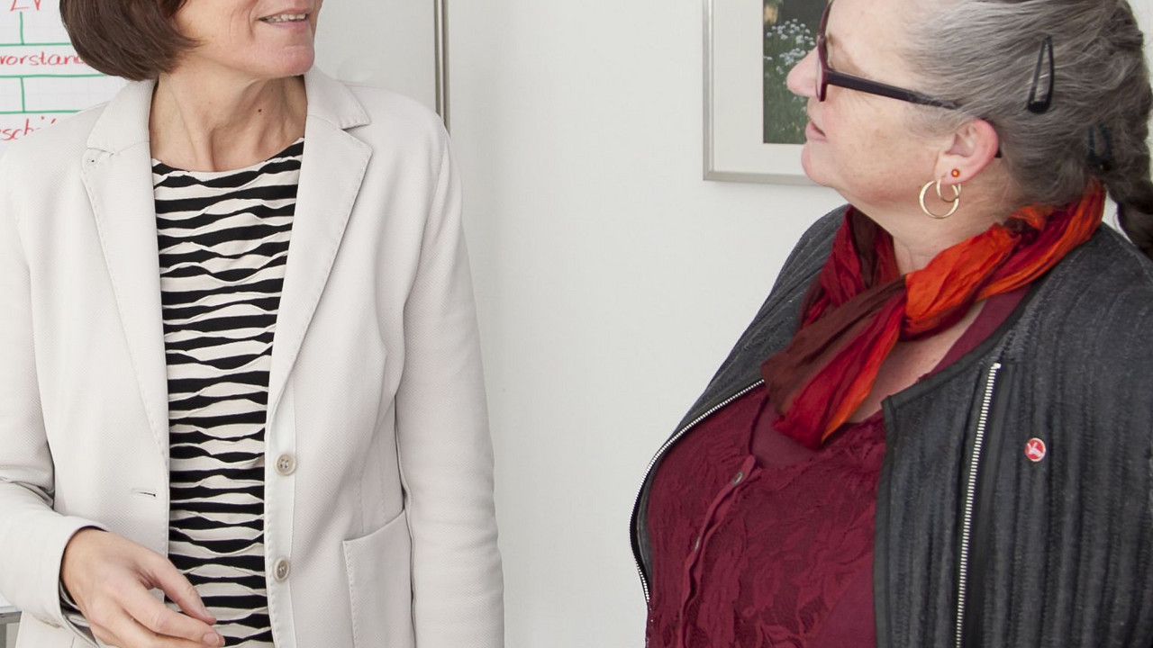 Ministerpräsidentin Malu Dreyer bei einem Treffen mit dem Landesvorstand des Landesverbandes Alleinerziehender Mütter und Väter Rheinland-Pfalz; Bilder: Pipprich / © Staatskanzlei RLP