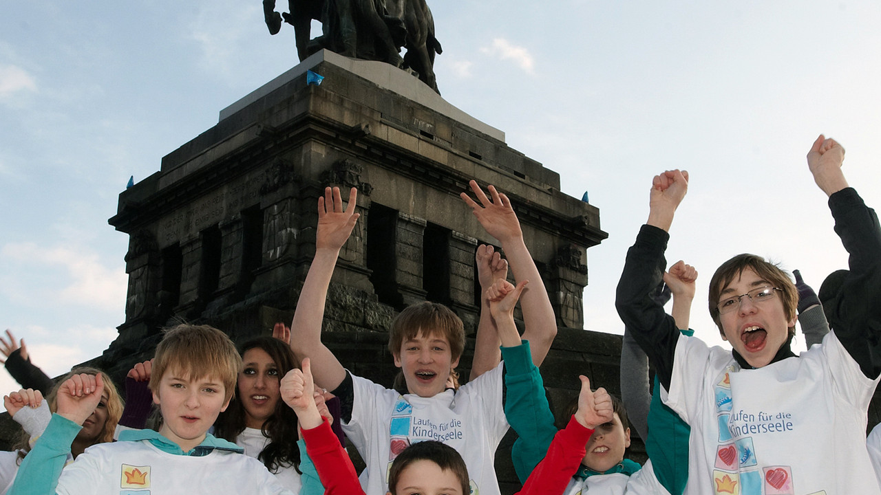 Deutsches Eck Koblenz; Bild: Stiftung Kinderseele