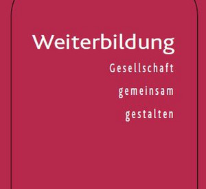 Deckblat zum Flyer Ausschreibung Weiterbildungspreis 2012