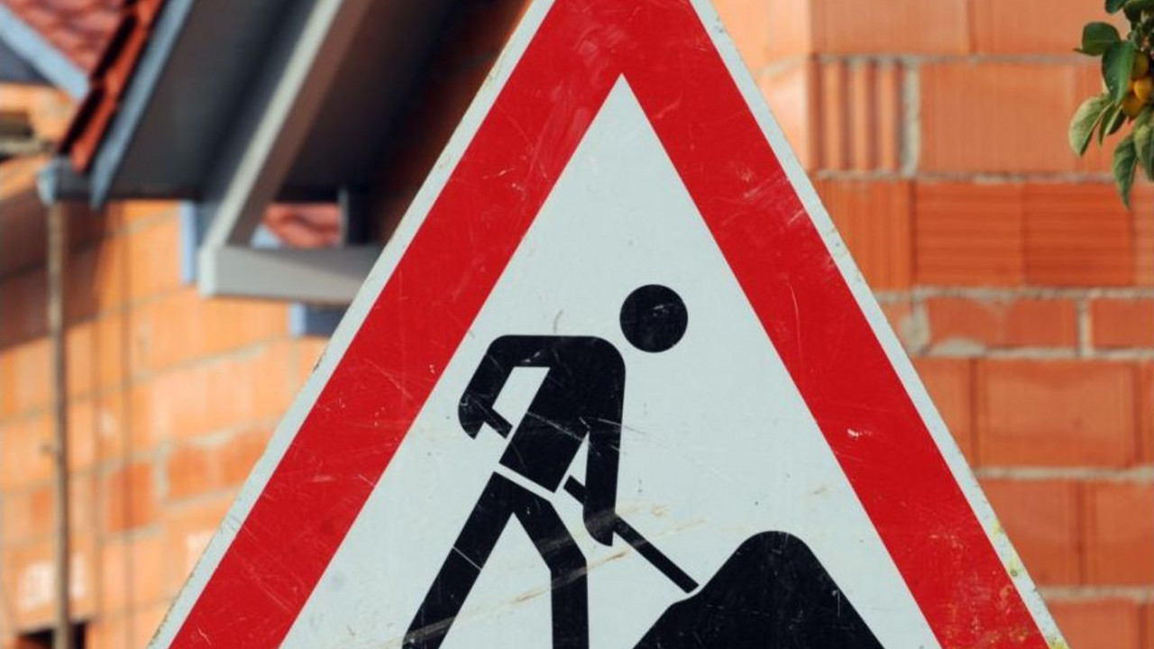 Verkehrsschild Baustelle; Bild: dpa