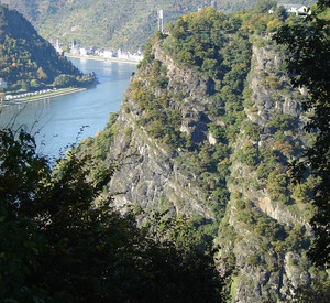 Blick auf die Loreley; Bild: RLP Tourismus GmbH