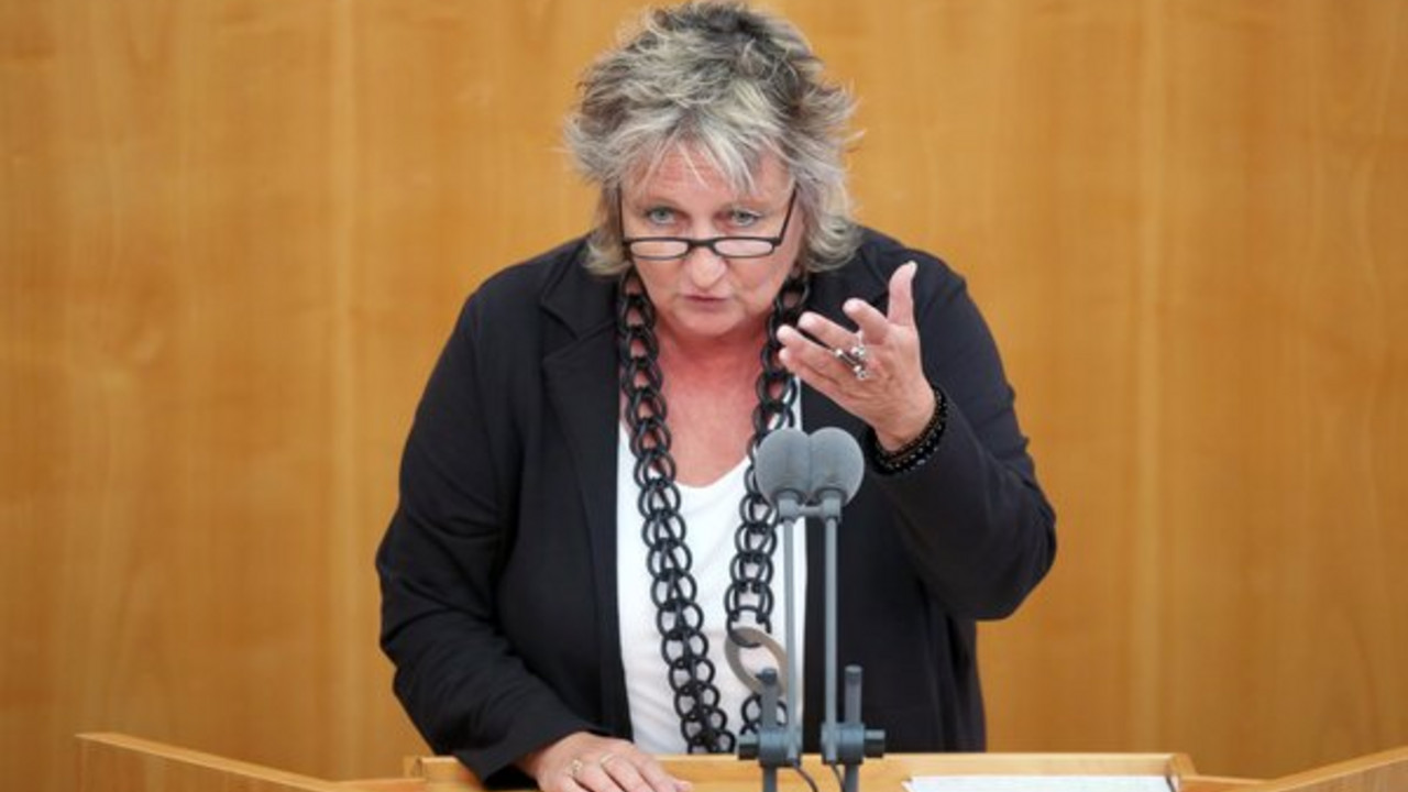 Ministerin Irene Alt spricht im Landtag