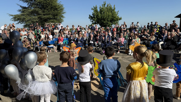 Besuch des deutsch-französischen Kindergarten in Liederschiedt
