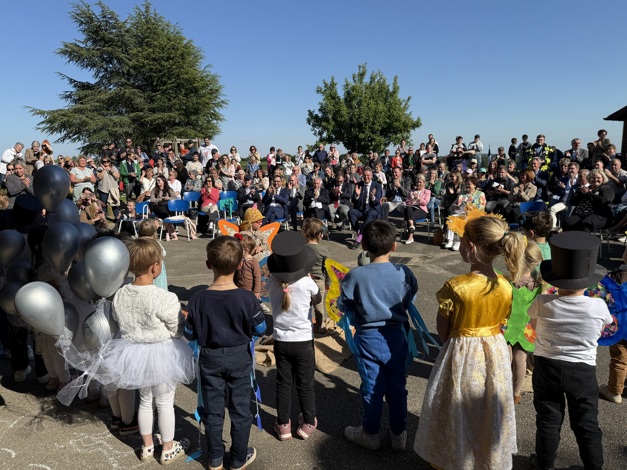 Besuch des deutsch-französischen Kindergarten in Liederschiedt