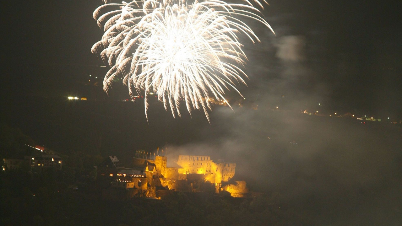 Rhein in Flammen bei St. Goar; Bild: rlp-Tourismus