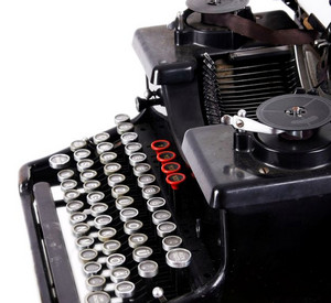 Schreibmaschine; Bild: dpa